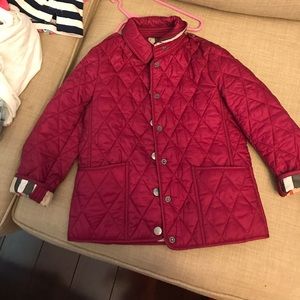 Size 5Y Burberry coat